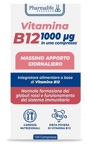 VITAMINA B12 100 COMPRESSE VITACURVEG - pharmaluna