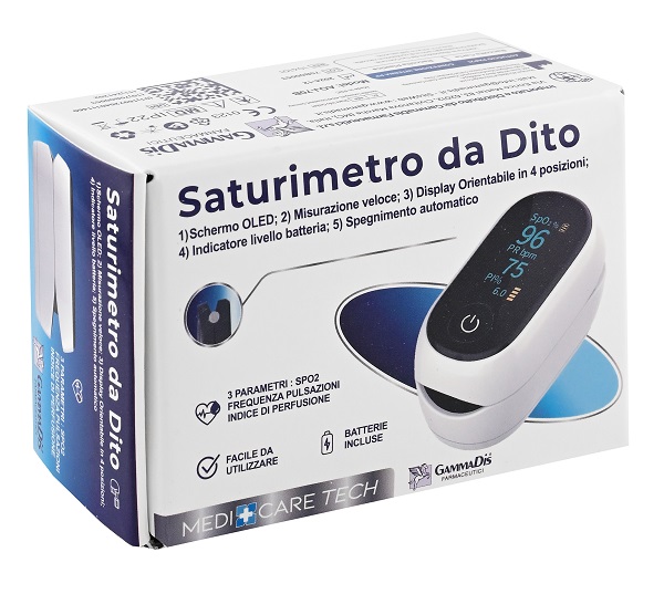 SATURIMETRO PROFESSIONAL 1 PEZZO MEDICARE - pharmaluna