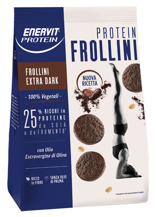 ENERVIT PROTEIN FROLLINI EXTRA DARK 200 G - pharmaluna