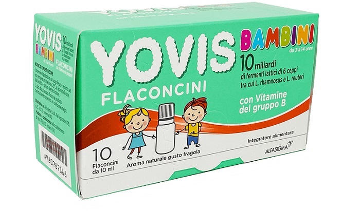 YOVIS BAMBINI FRAGOLA 10 FLACONCINI DA 10 ML - pharmaluna