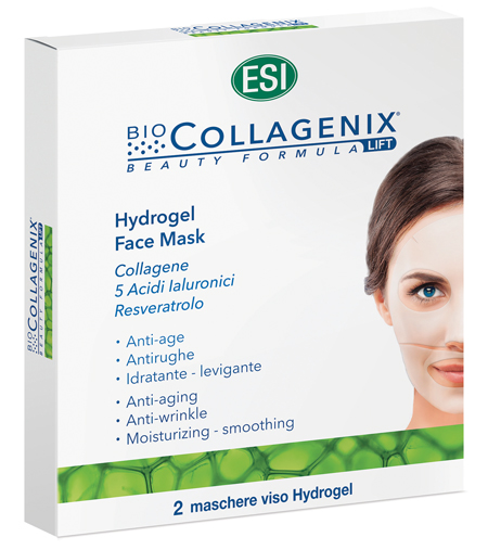ESI BIOCOLLAGENIX HYDROGEL FACE MASK 2 PEZZI - pharmaluna