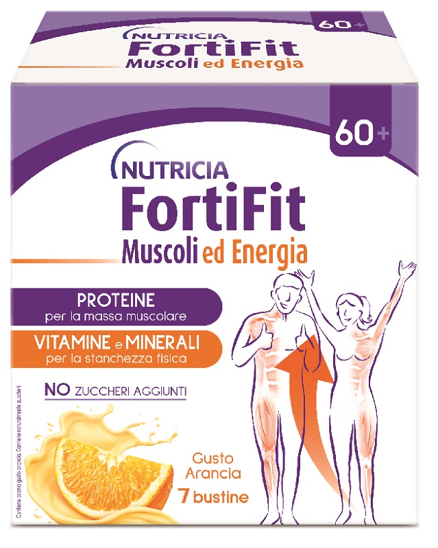 FORTIFIT MUSCOLI&ENERGIA ARANCIA 7 BUSTINE - pharmaluna