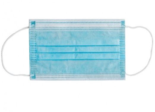 MASCHERINA CHIRURGICA FILTRANTE 98% 3 VELI TIPO IIR CON ELASTICI ADULTI AZZURRA 10 PEZZI - pharmaluna