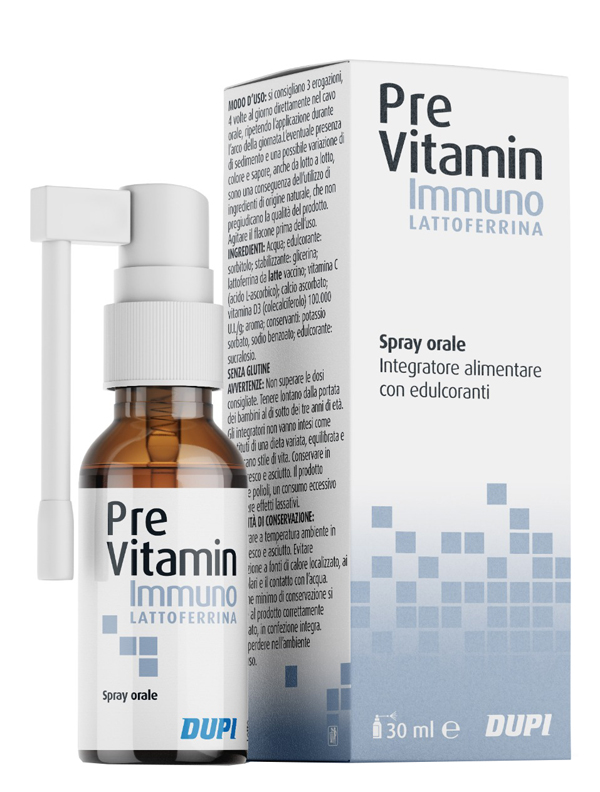 PREVITAMIN IMMUNO LATTOFERRINA 30 ML - pharmaluna