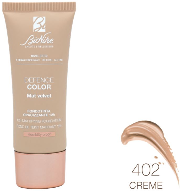 DEFENCE COLOR FONDOTINTA MAT VELVET 402 30 ML - pharmaluna