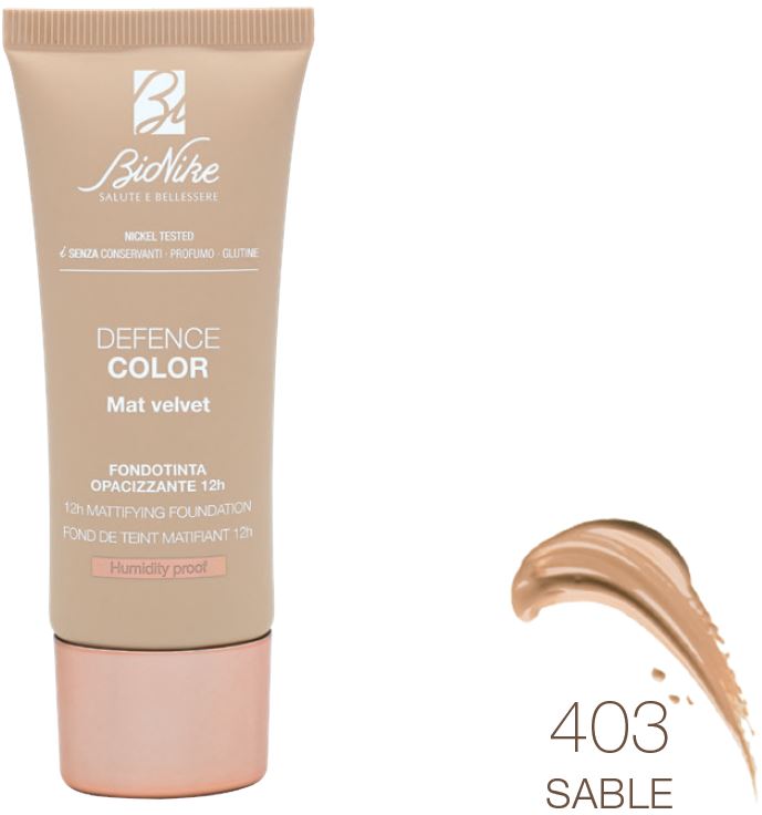 DEFENCE COLOR FONDOTINTA MAT VELVET 403 30 ML - pharmaluna
