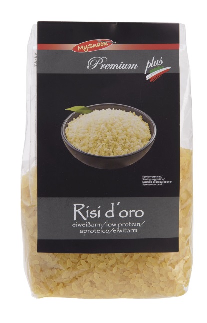 MY SNACK PREMIUM PLUS RISI D'ORO PASTA APROTEICA 500 G - pharmaluna