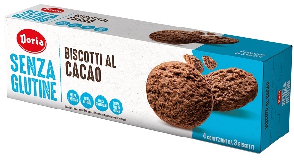 DORIA BISCOTTI CIOCCOLATO 4X37,5 G - pharmaluna