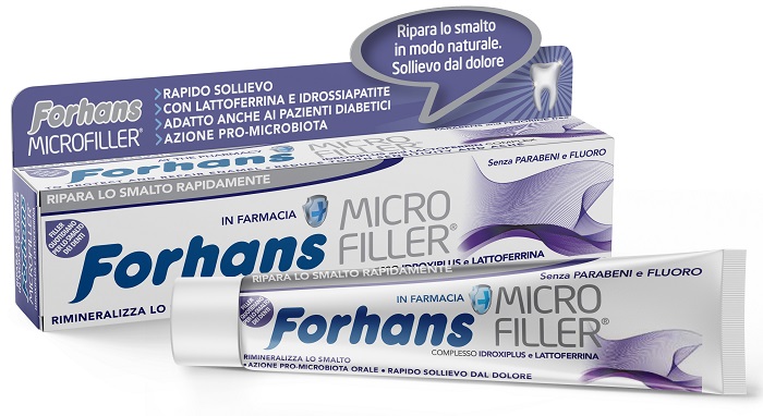 FORHANS DENTIFRICIO MICROFILLER PROTEZIONE SMALTO 75 ML - pharmaluna