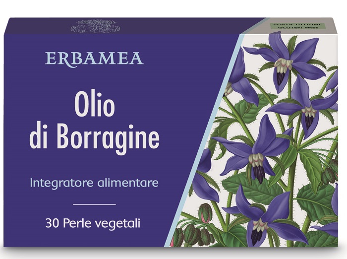 OLIO DI BORRAGINE 30 PERLE VEGETALI - pharmaluna