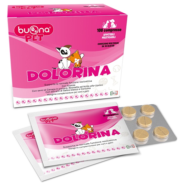 DOLORINA 100 COMPRESSE MASTICABILI - pharmaluna