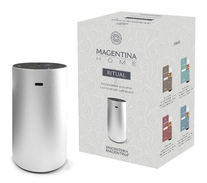 MAGENTINA HOME DIFFUSORE NEBULIZZATORE RITUAL ACCIAIO - pharmaluna