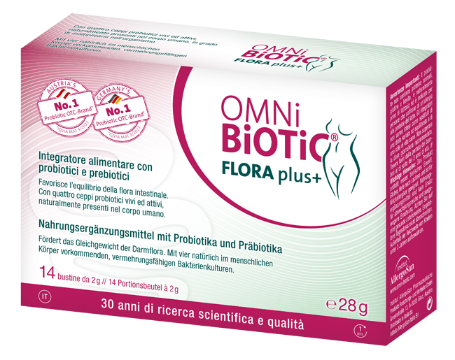 OMNI BIOTIC FLORA PLUS+ 14 BUSTINE DA 2 G - pharmaluna