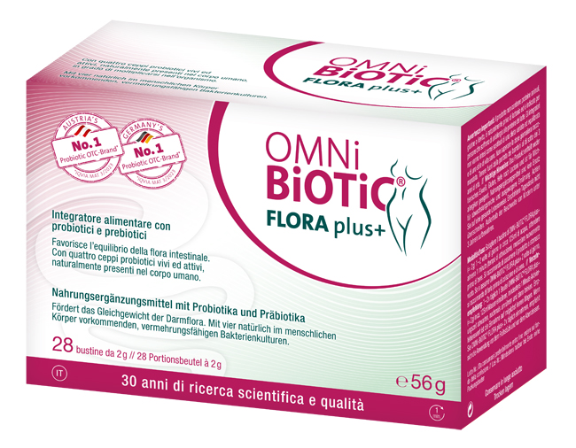 OMNI BIOTIC FLORA PLUS+ 28 BUSTINE DA 2 G - pharmaluna