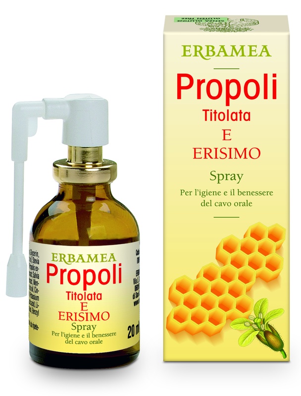 PROPOLI ERISIMO TITOLATA SPRAY 20 ML - pharmaluna
