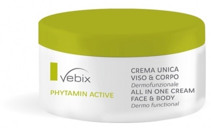 VEBIX PHYTAMIN E CREMA UNICA DERNOFUNSIONALE VISO E CORPO 300 ML - pharmaluna