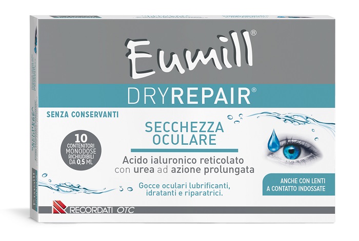 EUMILL DRYREPAIR GOCCE OCULARI 10 PEZZI DA 0,5 ML - pharmaluna