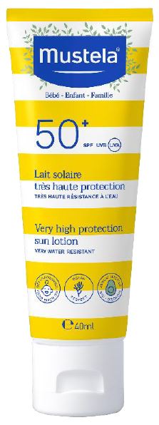 MUSTELA LATTE SOLARE 40 ML - pharmaluna