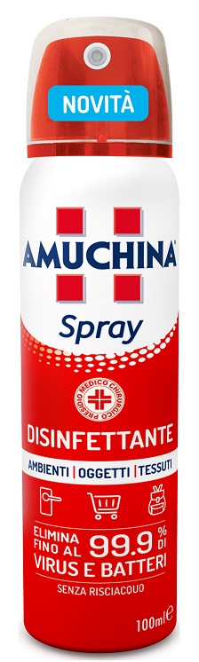AMUCHINA SPRAY AMBIENTI OGGETTI TESSUTI 100 ML - pharmaluna