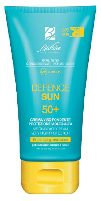 DEFENCE SUN CREMA VISO FONDENTE 50+ 50 ML - pharmaluna