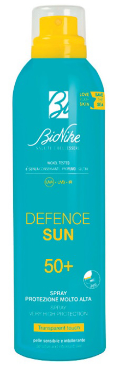 DEFENCE SUN SPRAY TRANSPARENT TOUCH 50+ 200 ML - pharmaluna