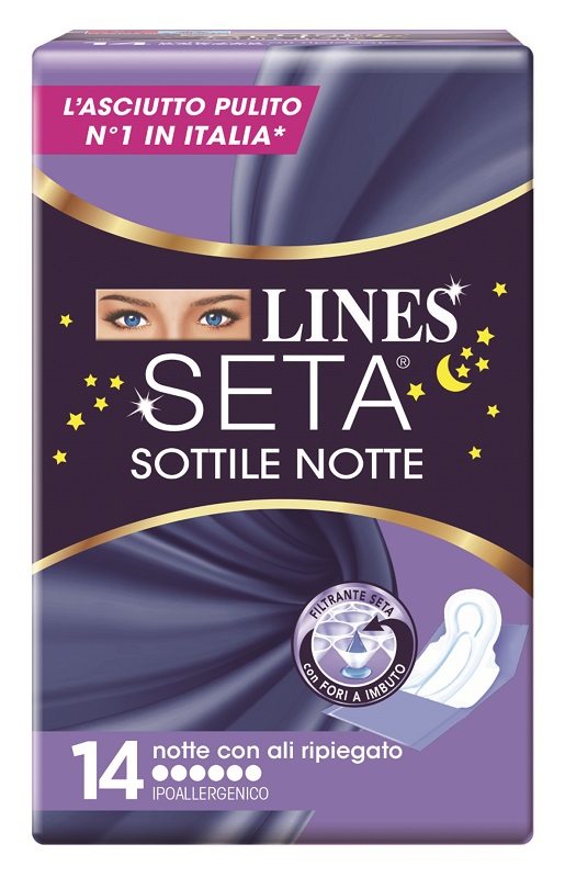 LINES SETA SOTTILE NOTTE CON ALI 14 PEZZI - pharmaluna
