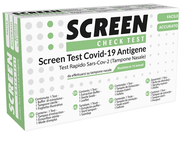 TEST ANTIGENICO RAPIDO COVID-19 SARS-COV-2 TAMPONI NASALI - pharmaluna