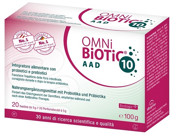 OMNI BIOTIC 10 AAD 20 BUSTINE DA 5 G - pharmaluna
