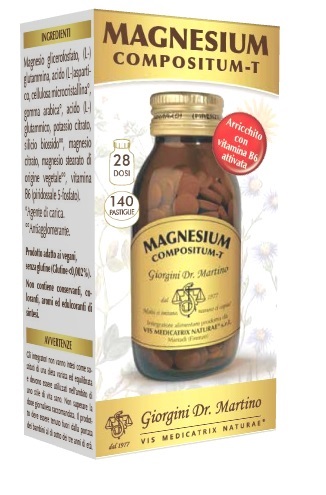 MAGNESIUM COMPOSITUM-T 140 PASTIGLIE - pharmaluna