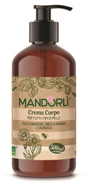 MANDORLI CREMA CORPO PER TUTTI I TIPI DI PELLE 500 ML - pharmaluna