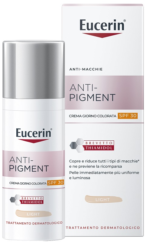 EUCERIN ANTI-PIGMENT GIORNO SPF30 COLORATO LIGHT 50 ML - pharmaluna