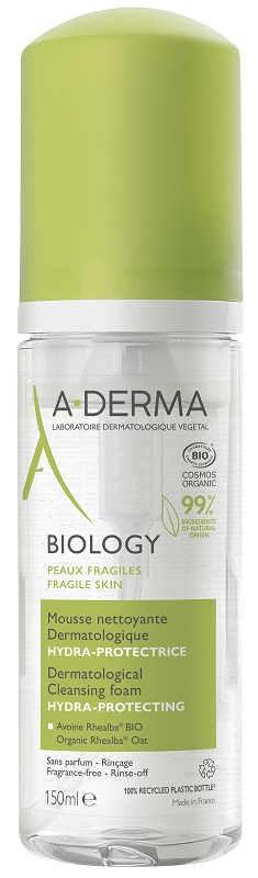 ADERMA A-D BIOLOGY SCHIUMA DETERGENTE 150 ML - pharmaluna