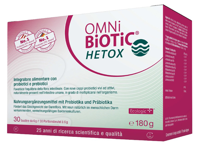 OMNI BIOTIC HETOX 30 BUSTINE DA 6 G - pharmaluna