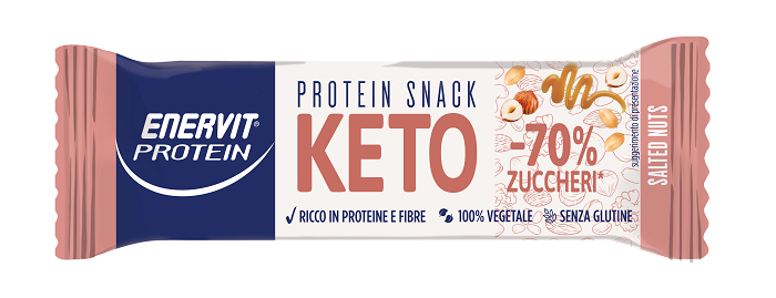 ENERVIT PROTEIN KETO SNACK SALTED NUTS 35 G - pharmaluna
