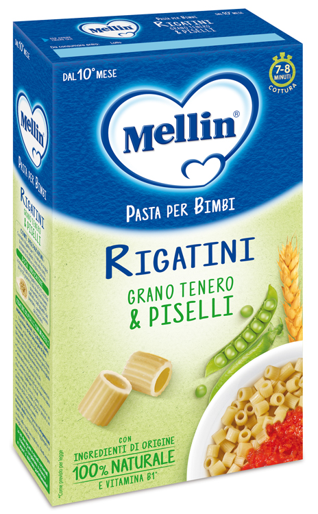 MELLIN RIGATINI CON PISELLI 280 G - pharmaluna