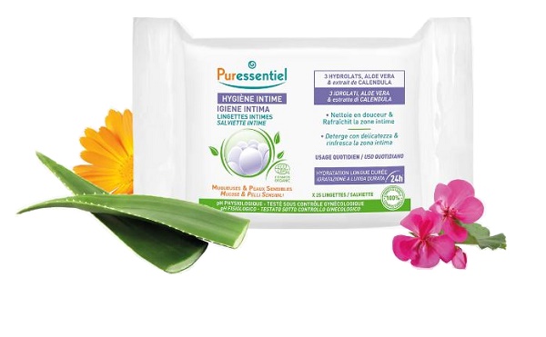 PURESSENTIEL IGIENE INTIMA SALVIETTE 25 PEZZI - pharmaluna