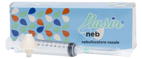 NASIR NEB KIT CON 1 UGELLO NASIR NEBULIZZATORE + 1 SIRINGA 10 ML LLC + 1 AGO - pharmaluna