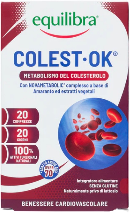 EQUILIBRA COLEST OK 20 COMPRESSE - pharmaluna