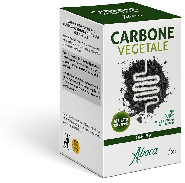 CARBONE VEGETALE 90 COMPRESSE - pharmaluna