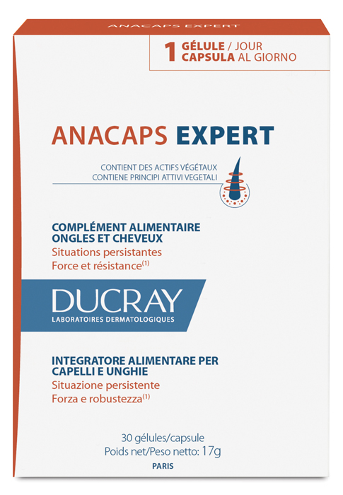 DUCRAY ANACAPS EXPERT CAPELLI E UNGHIE 30 CAPSULE - pharmaluna
