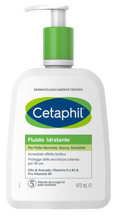 CETAPHIL FLUIDO IDRATANTE 470 ML - pharmaluna
