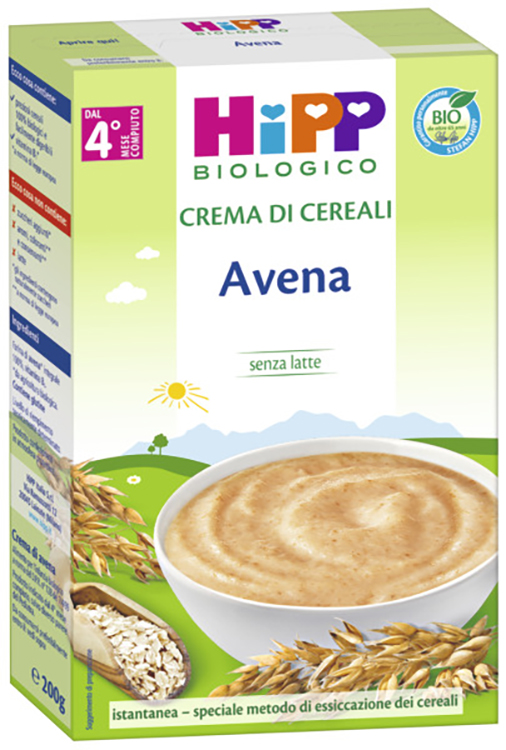 HIPP BIO CREMA CEREALI AVENA 200 G - pharmaluna