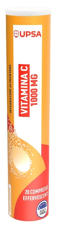 UPSA VITALITY VITAMINA C 1000 MG 20 COMPRESSE EFFERVESCENTI - pharmaluna