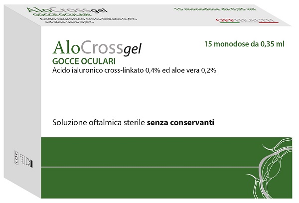 ALOCROSSGEL SOLUZIONE OFTALMICA 15 MONODOSE DA 0,35 ML - pharmaluna