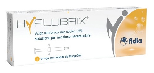 SIRINGA INTRA-ARTICOLARE HYALUBRIX ACIDO IALURONICO 1,5% 30 MG 2 ML NO ETO - pharmaluna