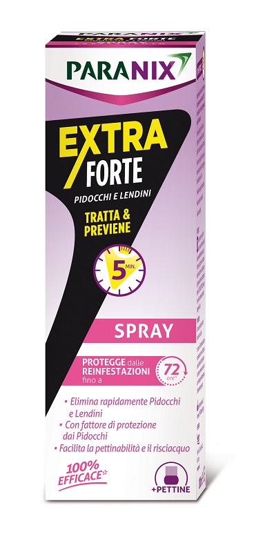 SPRAY EXTRA FORTE PARANIX PER PIDOCCHI E LENDINI 100 ML - pharmaluna