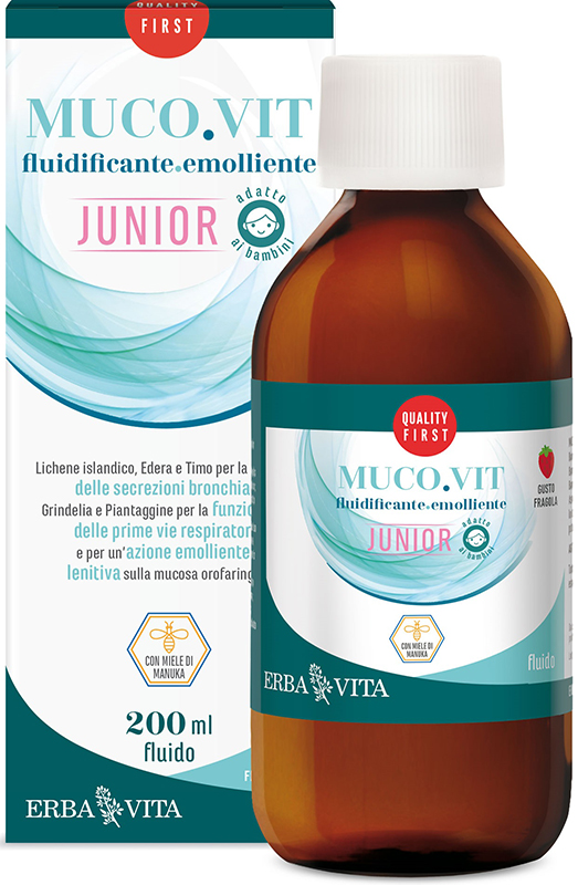 MUCOVIT FLUIDO BAMBINI 200 ML - pharmaluna
