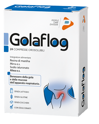 GOLAFLOG 24 COMPRESSE OROSOLUBILI - pharmaluna