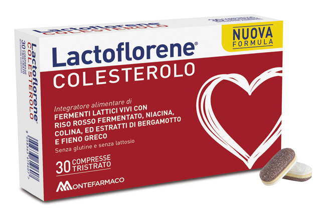 LACTOFLORENE COLESTEROLO TRISTRATO 30 COMPRESSE - pharmaluna