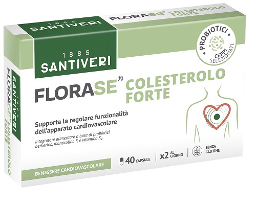 FLORASE COLESTEROLO FORTE 40 CAPSULE - pharmaluna